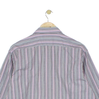 Mens Striped Shirt Made In Italy Button Up