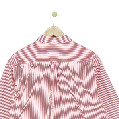 Mens Striped Shirt Button Up Long Sleeve