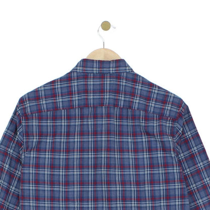 Mens Plaid Shirt Long Sleeve Button Up