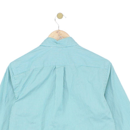 Mens Striped Shirt Button Up Long Sleeve Classic