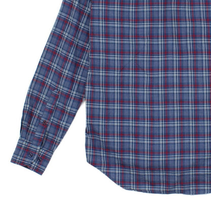 Mens Plaid Shirt Long Sleeve Button Up