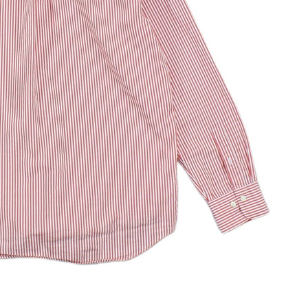 Mens Striped Shirt Button Up Long Sleeve