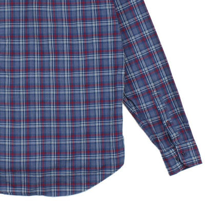 Mens Plaid Shirt Long Sleeve Button Up