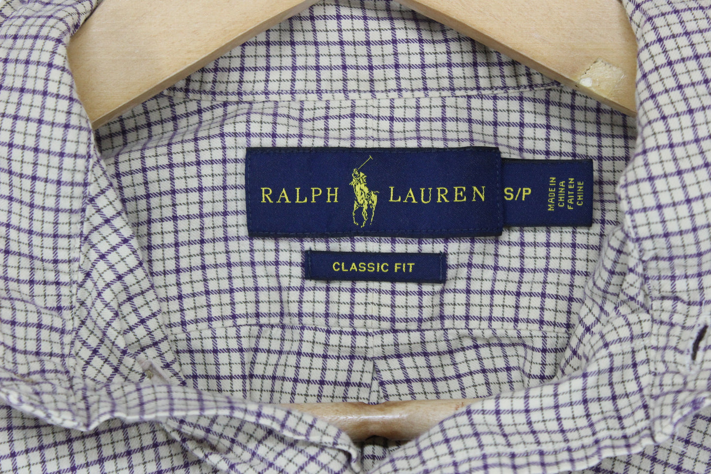 Mens Check Shirt Classic Fit Button Up