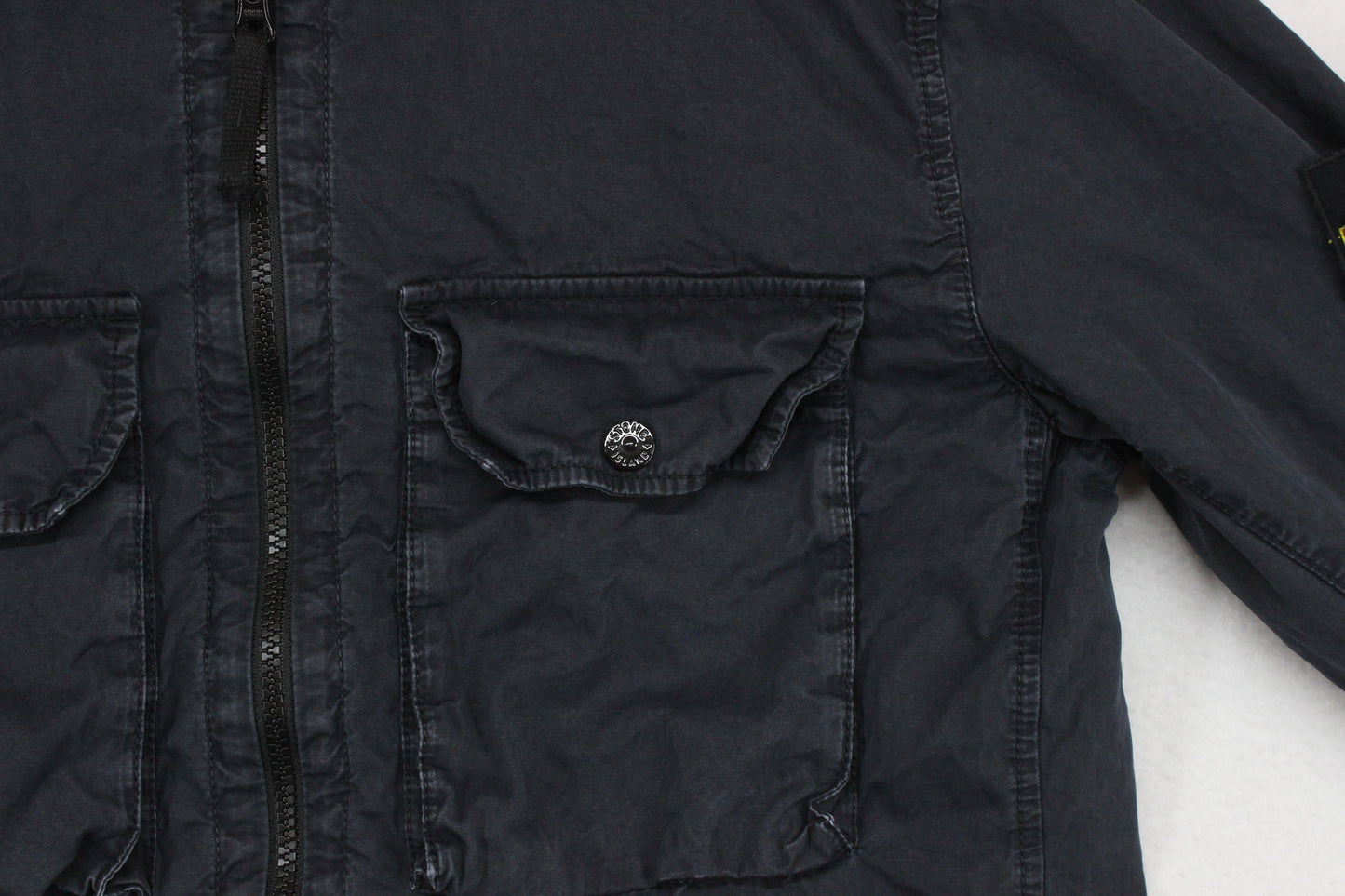 Mens Overshirt Jacket Dyed Full Zip