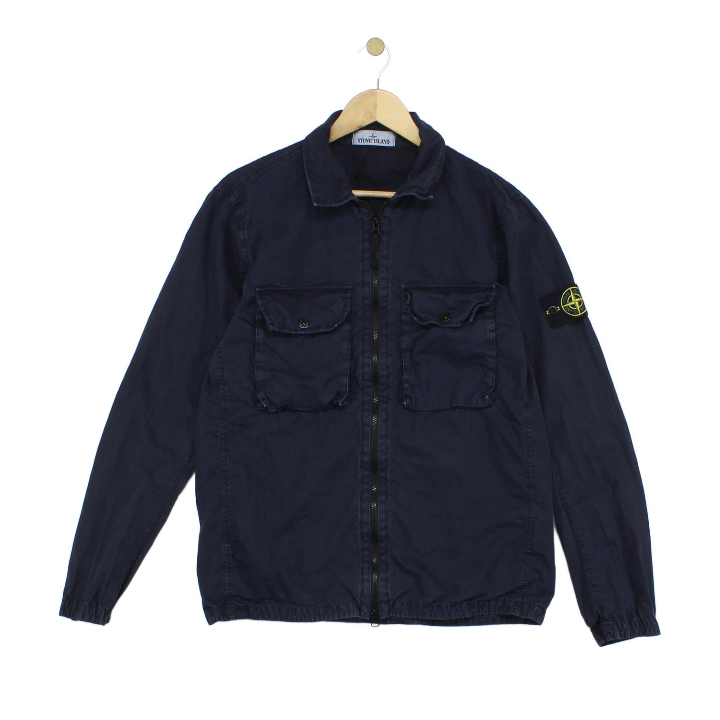 Mens Overshirt Jacket Dyed Full Zip