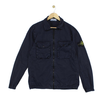 Mens Overshirt Jacket Dyed Full Zip