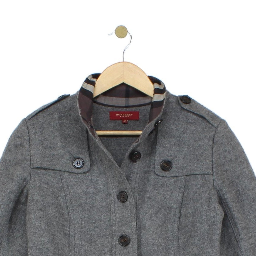 Womens Wool Jacket Outerwear