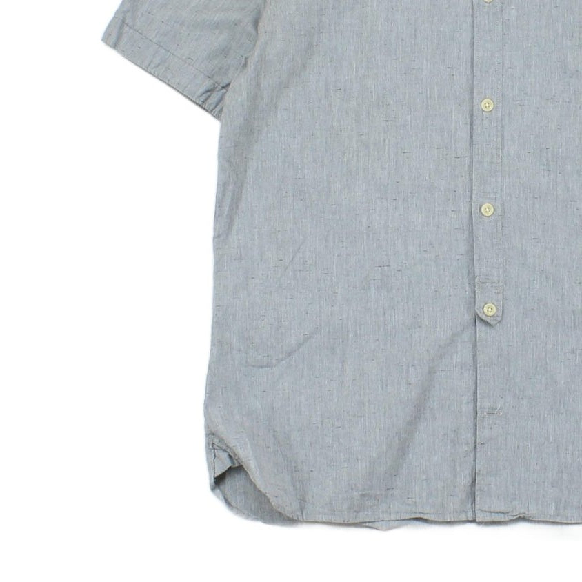 Mens Shirt Short Sleeve Button Up