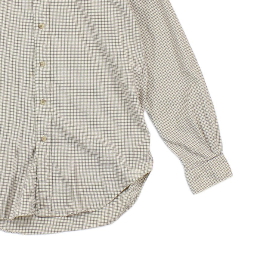 Mens Check Shirt Classic Fit Button Up