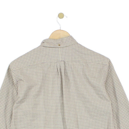 Mens Check Shirt Classic Fit Button Up