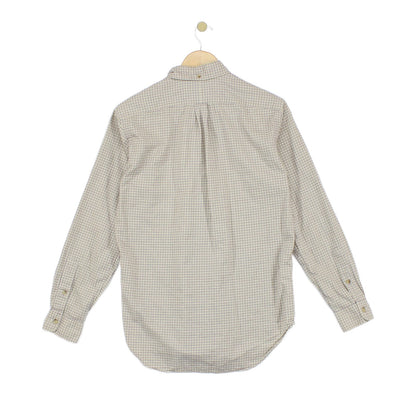 Mens Check Shirt Classic Fit Button Up