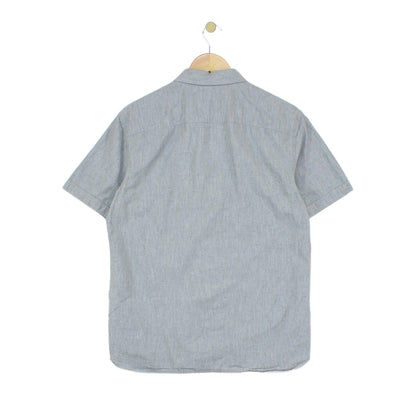 Mens Shirt Short Sleeve Button Up