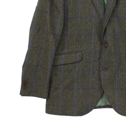Mens Tweed Blazer Short Wool