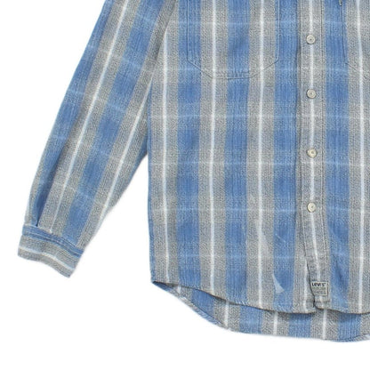 Mens Plaid Shirt Long Sleeve Button Up