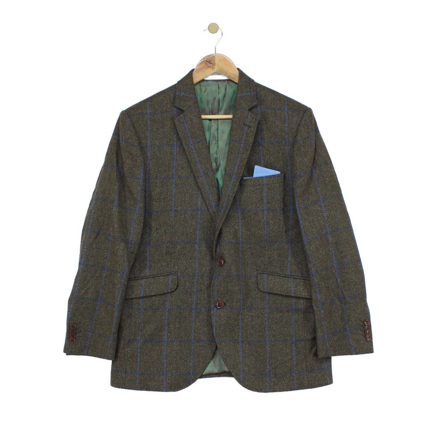 Mens Tweed Blazer Short Wool