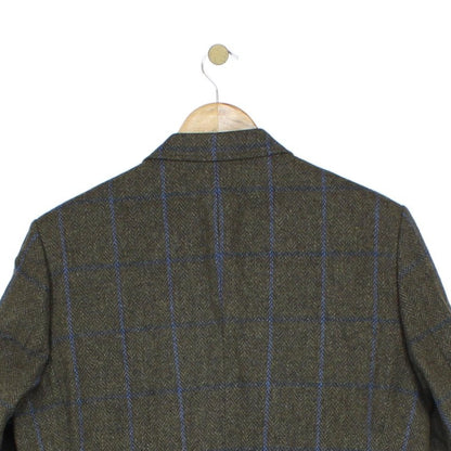 Mens Tweed Blazer Short Wool