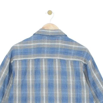 Mens Plaid Shirt Long Sleeve Button Up