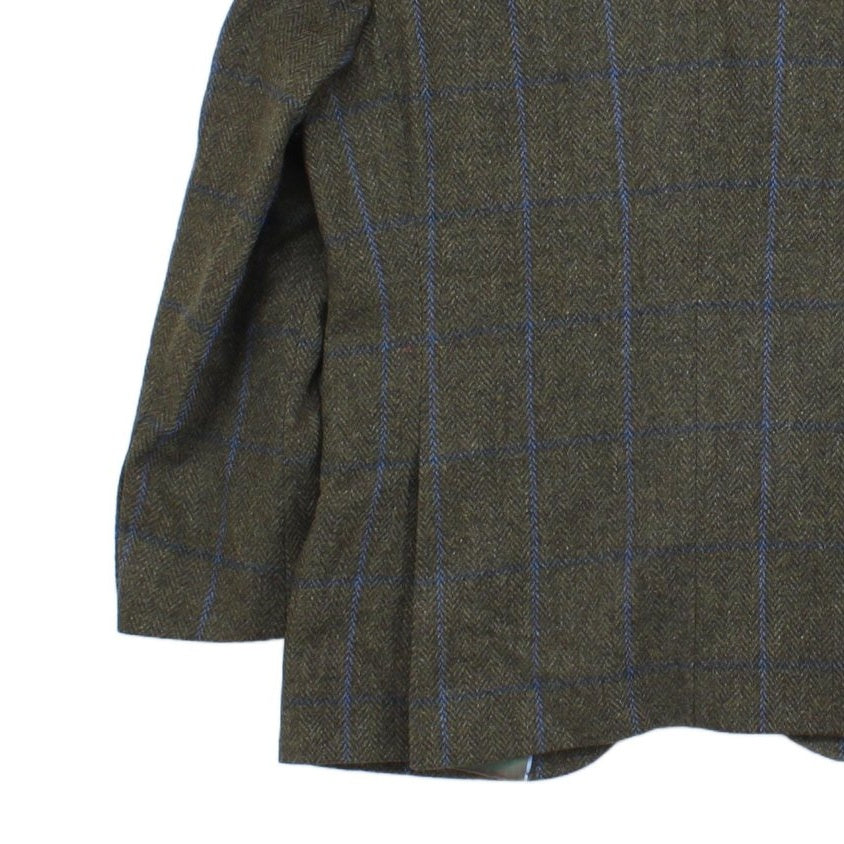 Mens Tweed Blazer Short Wool