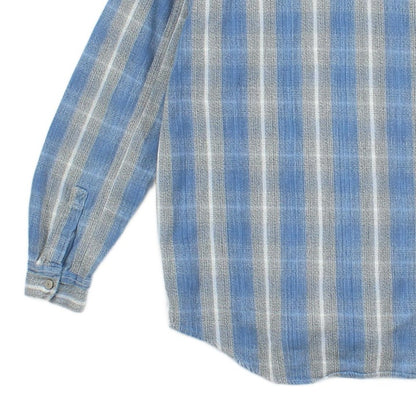 Mens Plaid Shirt Long Sleeve Button Up