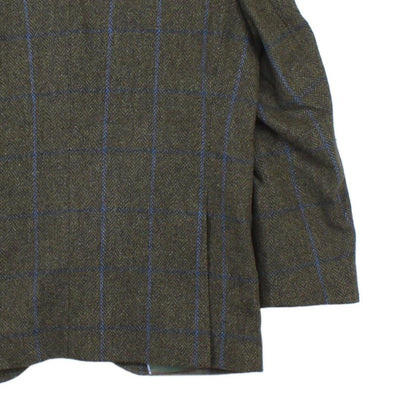 Mens Tweed Blazer Short Wool