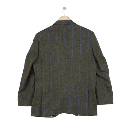 Mens Tweed Blazer Short Wool