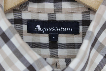 Mens Plaid Shirt  Button Down Short Sleeve