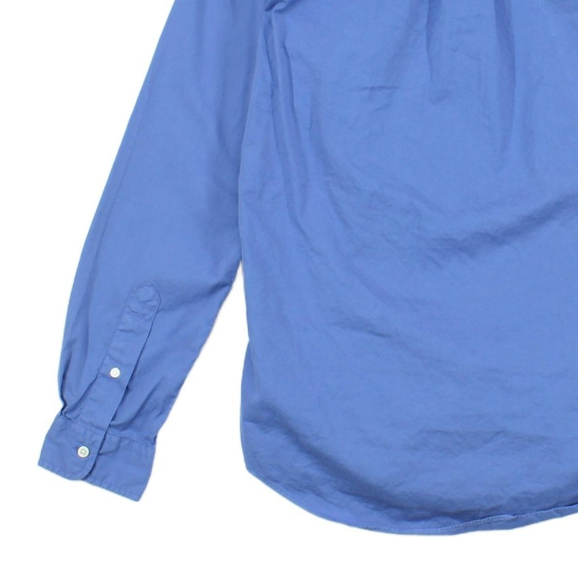 Mens Shirt Slim Fit Button Down Twill