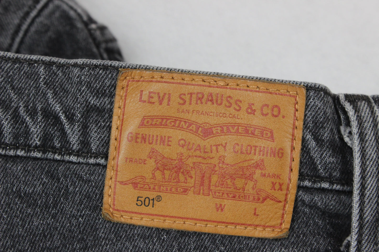Womens 501 Jeans Classic Fit Stretch Denim Durable