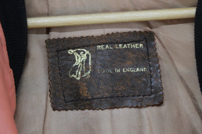 Mens Leather Bomber Jacket Uk Made