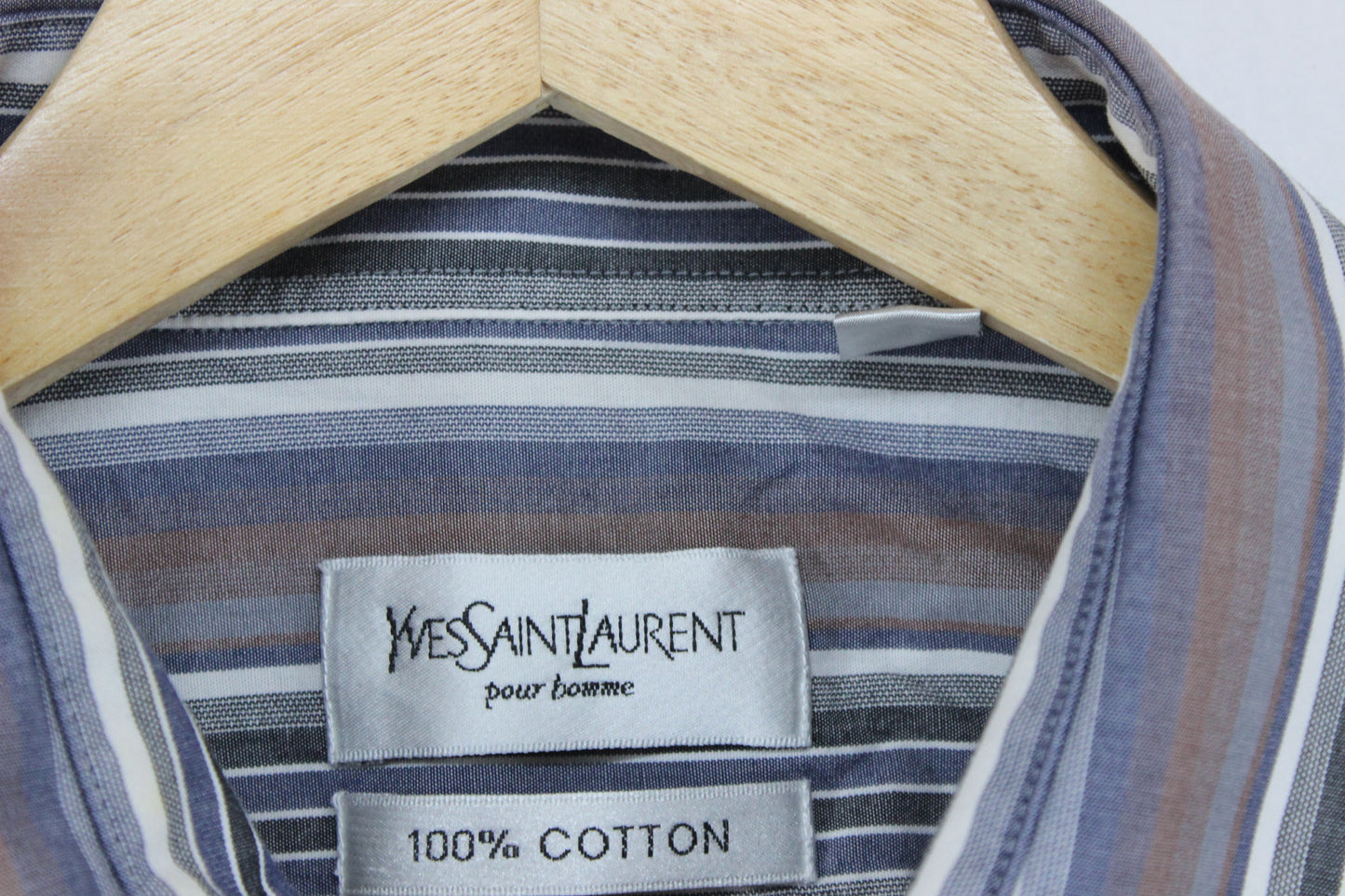 Mens Striped Shirt Button Up