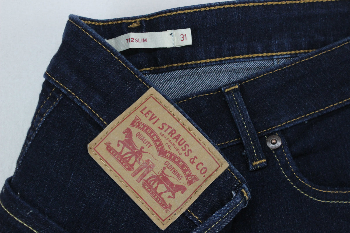 Womens 712 Jeans Stretch Denim Slim Fit