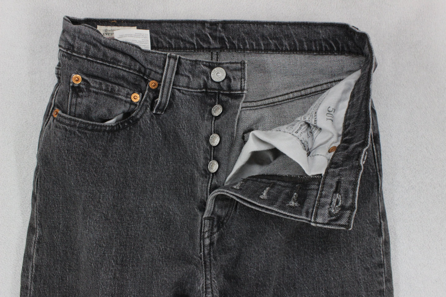 Womens 501 Jeans Classic Fit Stretch Denim Durable