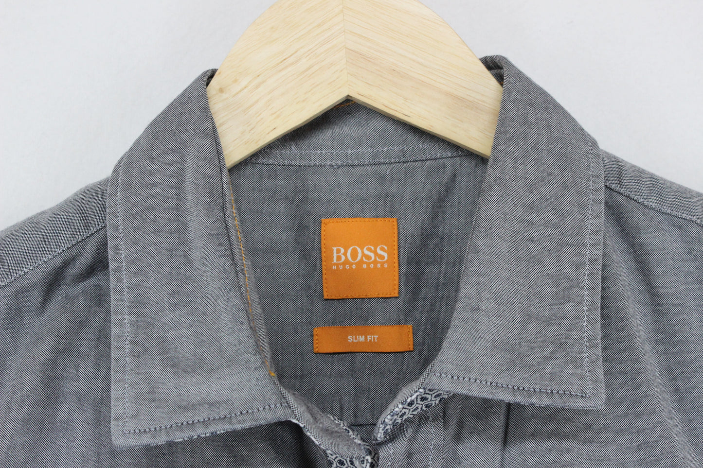 Mens Shirt Slim Fit Button Up Long Sleeve