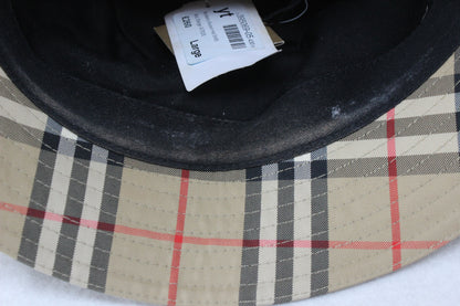 Mens Nova Check Bucket Hat Made In Italy Summer