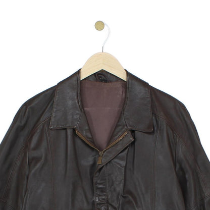 Mens Leather Jacket Full Zip Made In Sweden