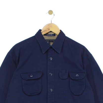 Mens Utility Shirt Button Up Long Sleeve