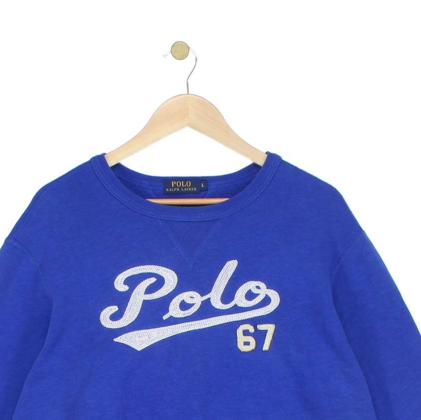 Mens Sweatshirt Embroidered Logo Classic