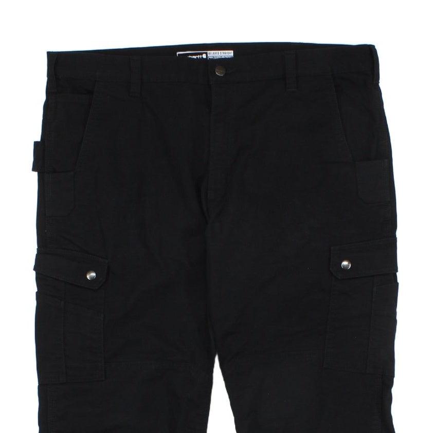 Mens Cargo Trousers Durable Relaxed Straight