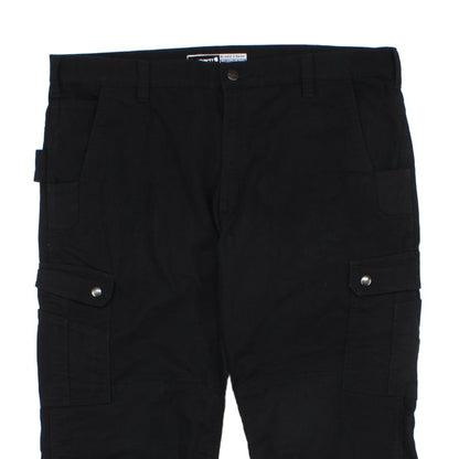 Mens Cargo Trousers Durable Relaxed Straight