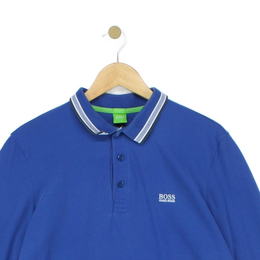 Mens Polo Shirt Long Sleeve Collar Classic