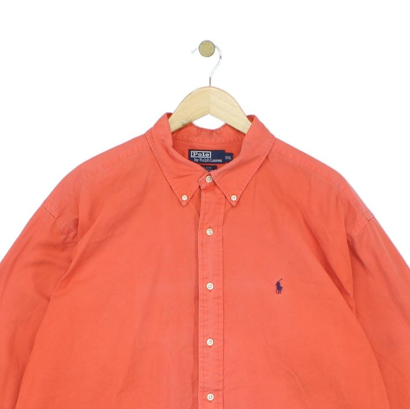 Mens Oxford Shirt Button Down Long Sleeve