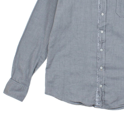 Mens Shirt Slim Fit Button Up Long Sleeve