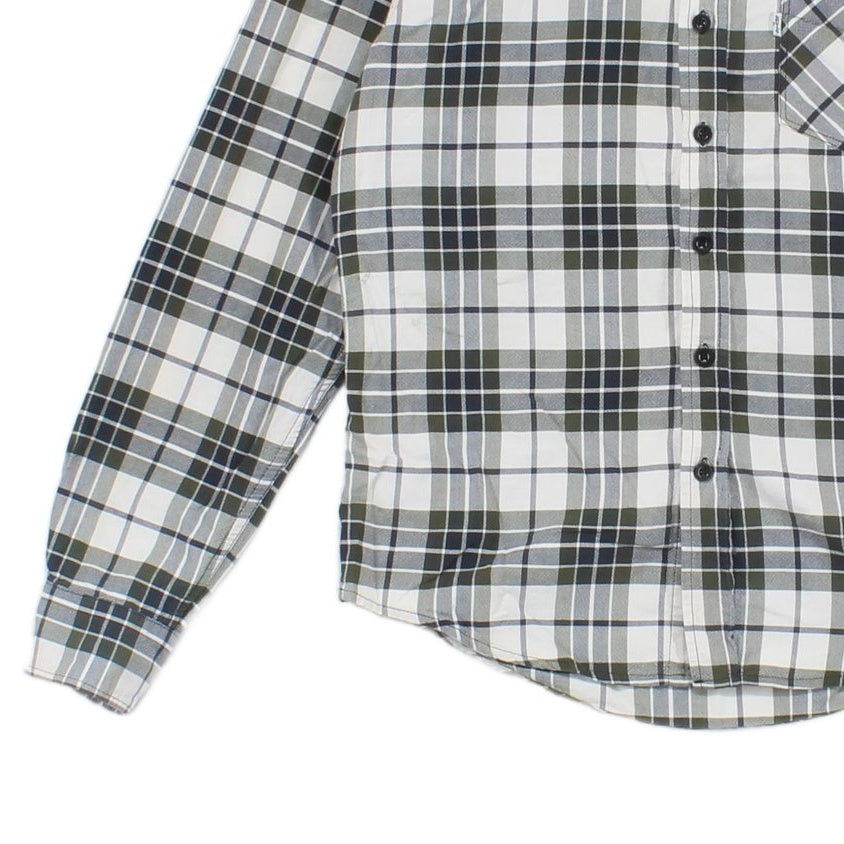 Mens Plaid Shirt Button Up Long Sleeve