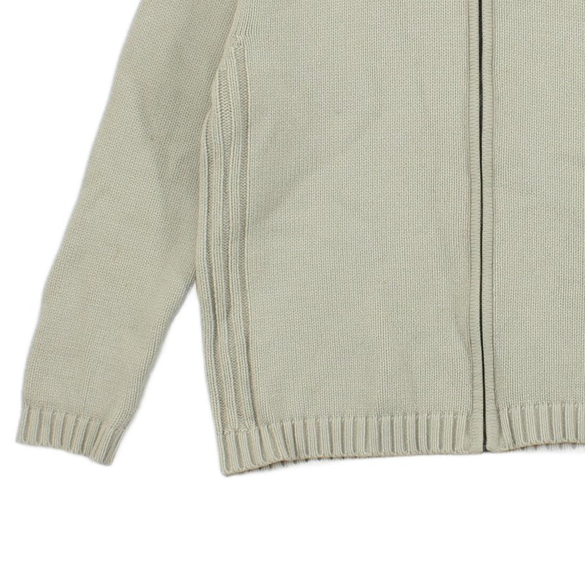 Mens Cardigan Ribbed Knit Full Zip
