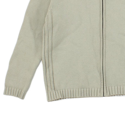 Mens Cardigan Ribbed Knit Full Zip