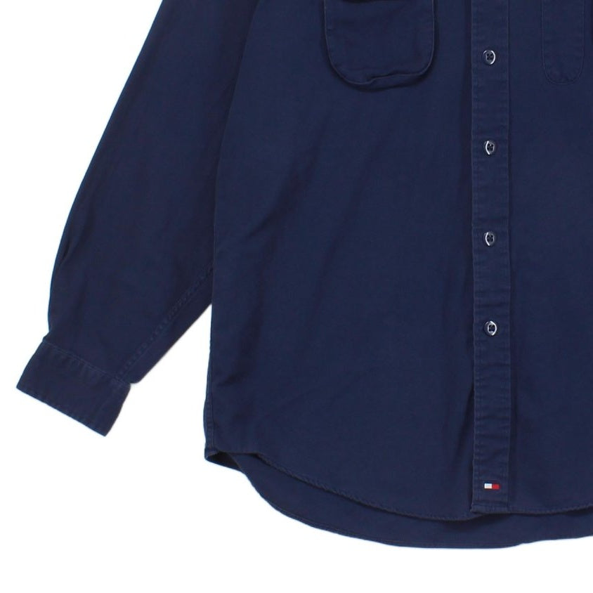 Mens Utility Shirt Button Up Long Sleeve