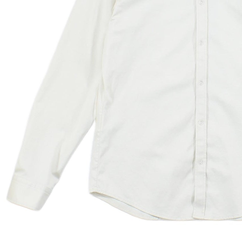 Mens Shirt Stretch Long Sleeve Button Up