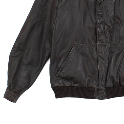 Mens Leather Jacket Full Zip Made In Sweden