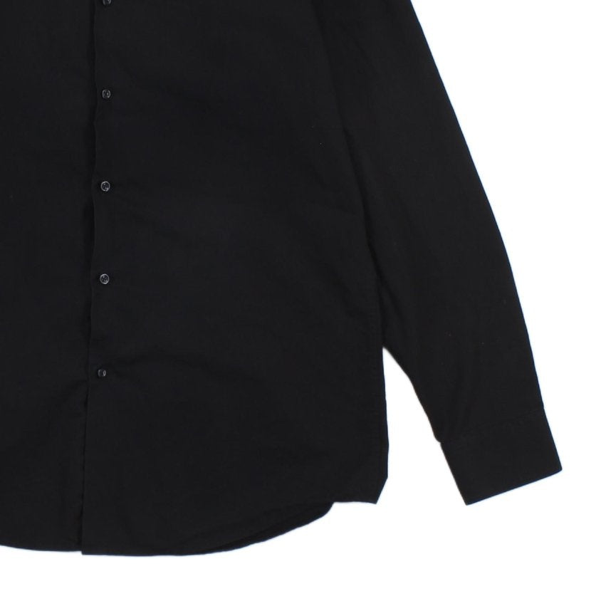 Mens Shirt Slim Fit Button Up Long Sleeve Collared